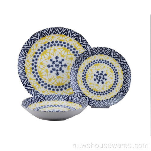 Оптовая высококачественная керамическая пластинчатая посуда с приготовлением керамики